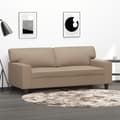 Miniatyrbild 1 av 2: 2-sitssoffa cappuccino 140 cm konstläder