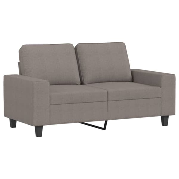 2-sitssoffa taupe 120 cm tyg