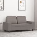 Miniatyrbild 1 av 2: 2-sitssoffa taupe 120 cm tyg
