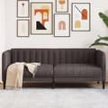 Miniatyrbild 1 av 2: Soffa 2-sits mörkbrun tyg