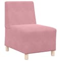 Miniatyrbild 2 av 2: Soffstol rosa 55 cm sammet