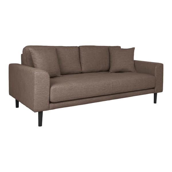 Lido sofa 2,5 pers. med to puter brun.