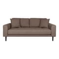 Miniatyrbilde 1 av 4: Lido sofa 2,5 pers. med to puter brun.