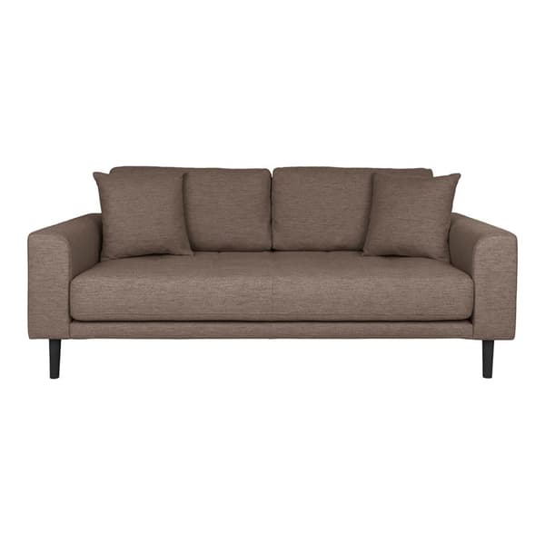 Lido sofa 2,5 pers. med to puter brun.