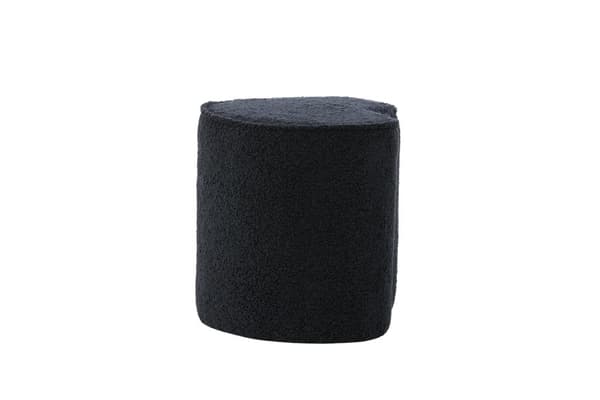 FURNLUX BARNRUMSSOFFA HJÄRTA SVART 31CM