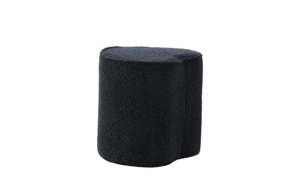 FURNLUX BARNRUMSSOFFA HJÄRTA SVART 31CM
