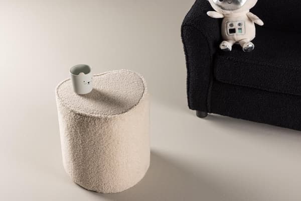 FURNLUX BØRNEVÆRELSESSOFA HJERTE BEIGE 31CM