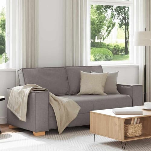 2-sitssoffa taupe 140 cm tyg