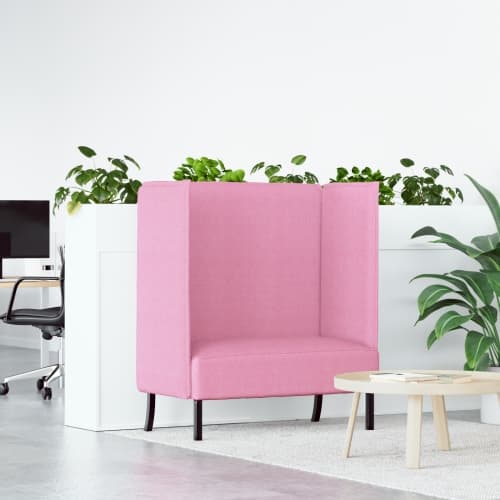 Hög ryggsoffa Rosa 109x56x121 cm Tyg