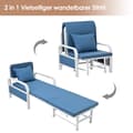 Miniatyrbild 3 av 4: Soffa Säng Fåtölj, Inomhus Liggstol, Omvandlingsbar & Hopfällbar Design