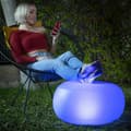 Miniatyrbild 4 av 11: Pack Uppblåsbar fåtölj med flerfärgad LED och Uppblåsbar stol med flerfärgad LED och fjärrkontroll InnovaGoods