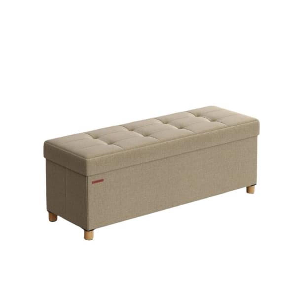 Rootz Foldble Storage Bench - Seast -jakkara - Avaruussäästöä ottomaani - 112L kapasiteetti - 38x110x40cm