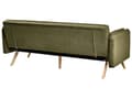 Miniatyrbilde 7 av 9: Sovesofa Grønt Stoff Polstring Klikk-Klack Sovemekanisme Minimalistisk Stil
