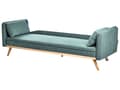 Miniatyrbilde 6 av 10: Sovesofa Lysegrønt Stoff Polstring Klikk-Klack Sovemekanisme Minimalistisk Stil