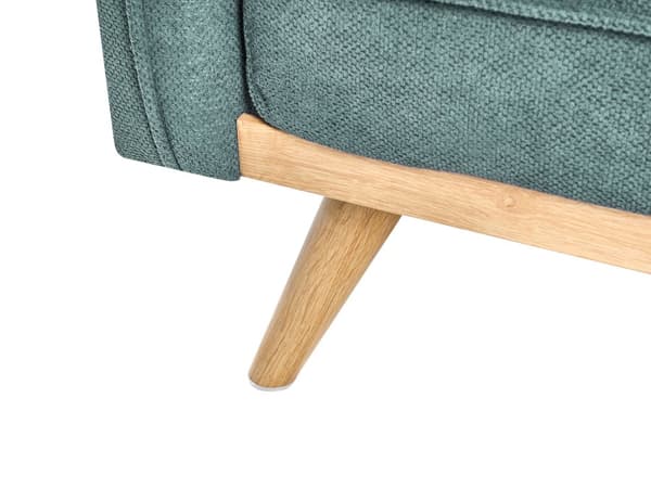Sovesofa Lysegrønt Stoff Polstring Klikk-Klack Sovemekanisme Minimalistisk Stil
