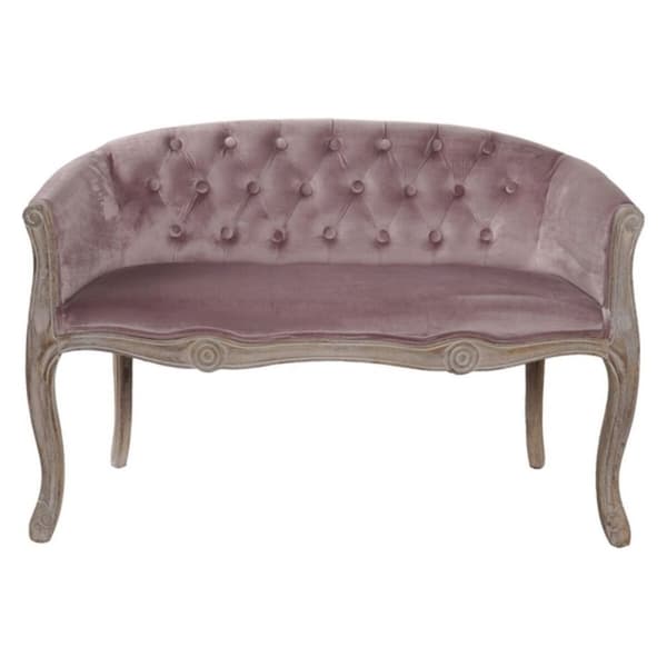 Sofa DKD Home Decor Brun Pink Træ Moderne 107 x 61 x 71 cm
