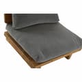 Miniatyrbillede 2 af 3: Sofa DKD Home Decor Brun Grå Polyester Bomuld Træ Fyrretræ (95 x 88 x 75 cm)