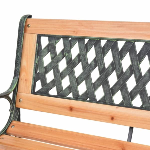 vidaXL Hagebenk 122 cm tre