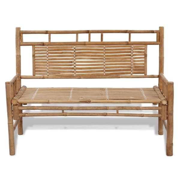 vidaXL havebænk 120 cm bambus