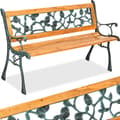 Miniatyrbillede 1 af 9: Havebænk Marina 124x52x74cm - brun
