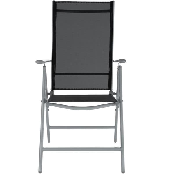 Aluminium havemøbler, bord og 8 stole - sølv