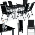 Miniatyrbillede 1 af 11: Aluminium havemøbler, bord og 6 stole - anthrazit