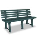 Miniatyrbilde 1 av 6: vidaXL Hagebenk 145,5 cm plast grønn