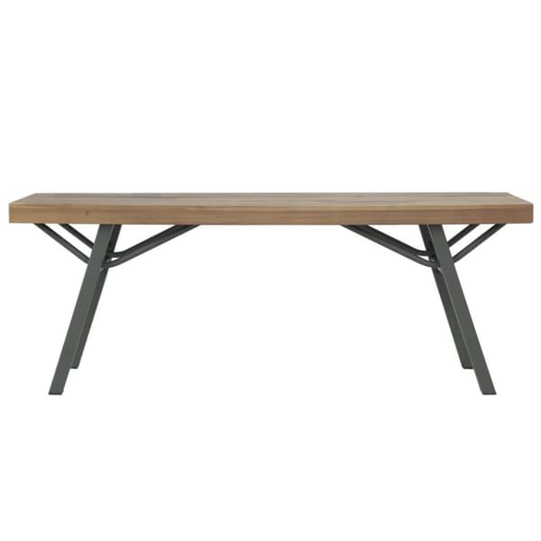 vidaXL havebænk 120 cm massivt akacietræ