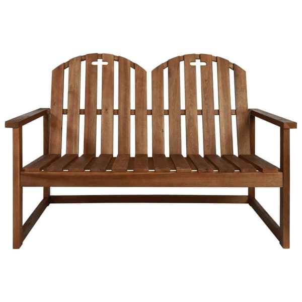 vidaXL Hagebenk 110 cm heltre akasie