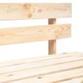 Miniatyrbillede 3 af 5: vidaXL pallebænk til haven