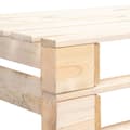 Miniatyrbillede 4 af 5: vidaXL pallebænk til haven
