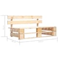 Miniatyrbillede 5 af 5: vidaXL pallebænk til haven