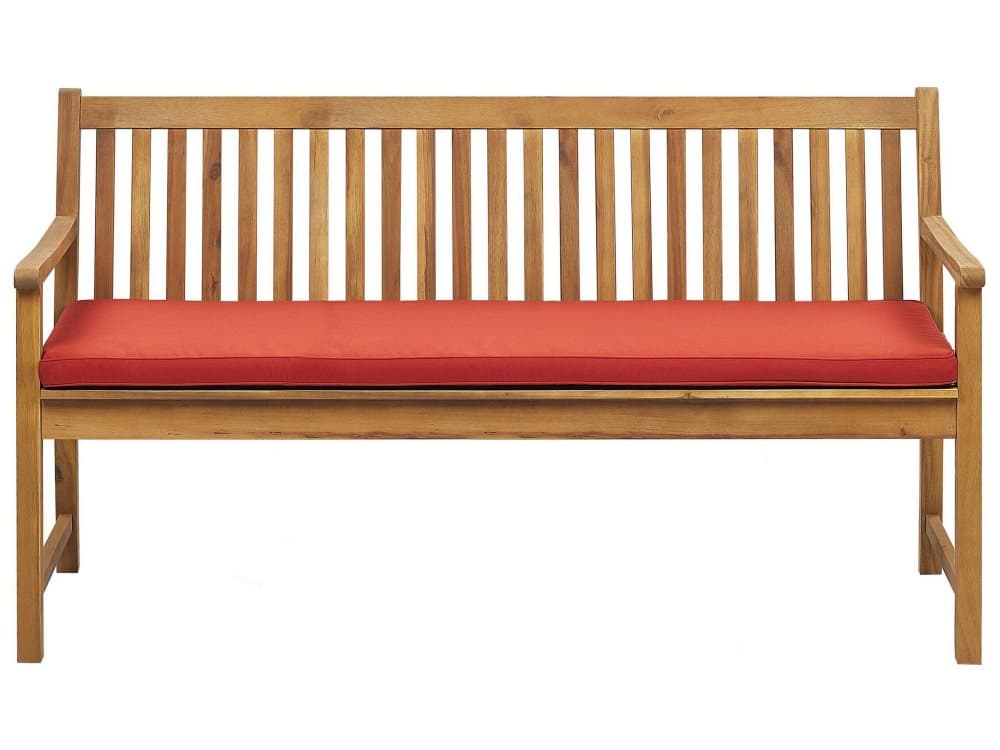 Trädgårdsbänk 160 cm akaciaträ terrakotta VIVARA