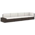 Miniatyrbillede 7 af 11: vidaXL midtersæde til sofa polyrattan grå