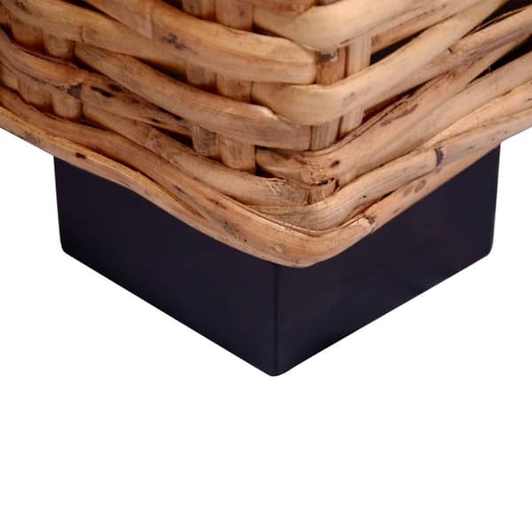 vidaXL 2-personers havesofa naturligt rattan
