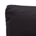 Miniatyrbillede 4 af 6: vidaXL topersoners havesofa med hynder 124 cm polyrattan sort