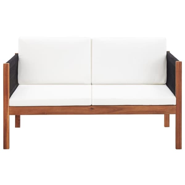 vidaXL 2-personers havesofa massivt akacietræ