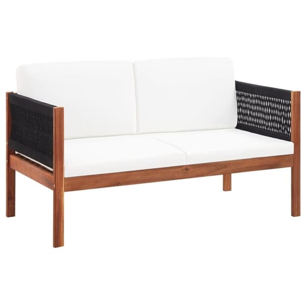 vidaXL 2-personers havesofa massivt akacietræ