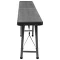 Miniatyrbillede 5 af 9: vidaXL foldbare havebænke 2 stk. 180 cm HDPE sort