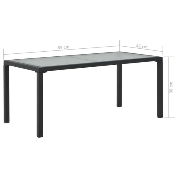 vidaXL haveloungesæt 3 dele med hynder polyrattan grå