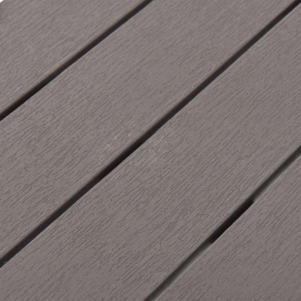vidaXL Hagebenker 2 stk mocca plast