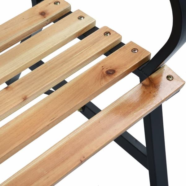 vidaXL Hagebenk 120 cm tre
