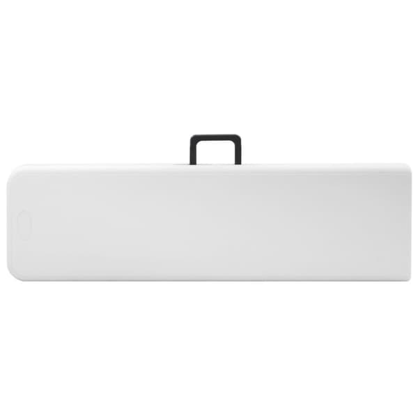 vidaXL Sammenleggbare hagebenker 2 stk 180 cm HDPE hvit