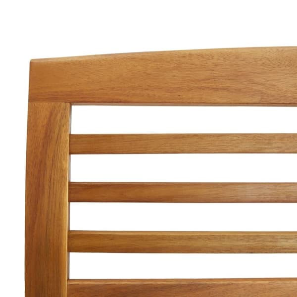 vidaXL Hagebenk 119 cm heltre akasie
