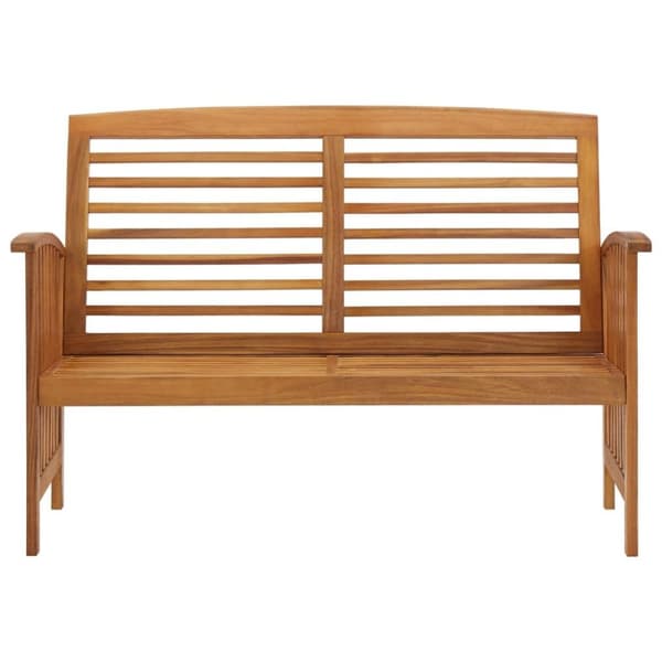 vidaXL Hagebenk 119 cm heltre akasie