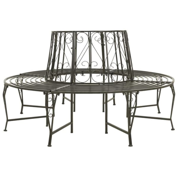 vidaXL Trädbänk 160 cm stål