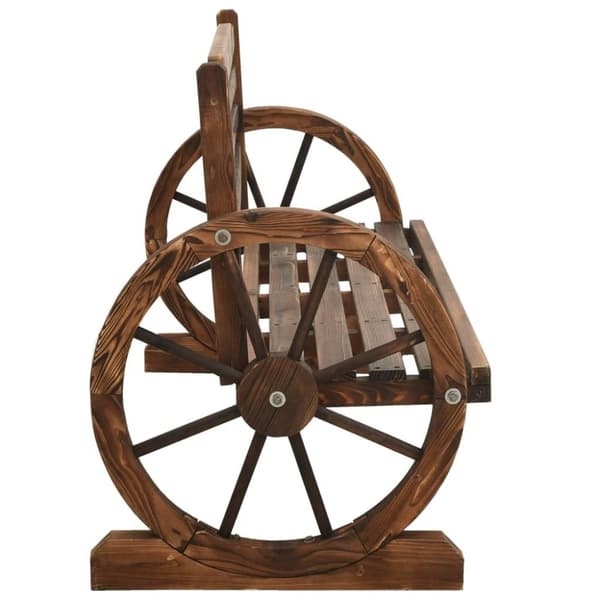 vidaXL Hagebenk 112 cm heltre gran