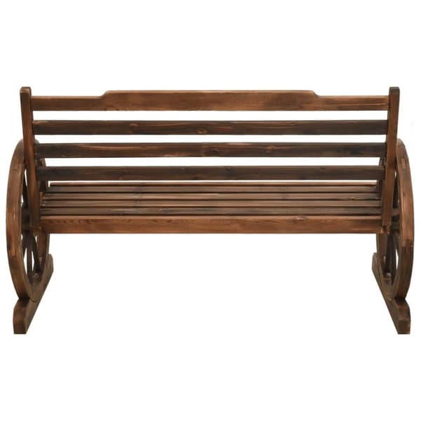vidaXL Hagebenk 112 cm heltre gran