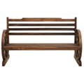 Miniatyrbilde 2 av 8: vidaXL Hagebenk 112 cm heltre gran