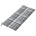 Miniatyrbillede 5 af 9: vidaXL foldbar havebænk med hynde 118 cm bambus